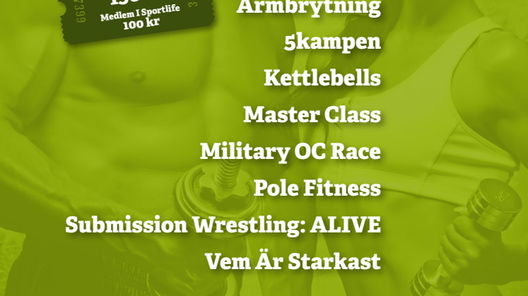 Sportlife sponsrar Fitnessdagen 2012 i Göteborg