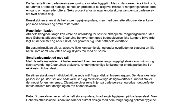 Hygiejnen er i højsædet på danske badeværelser