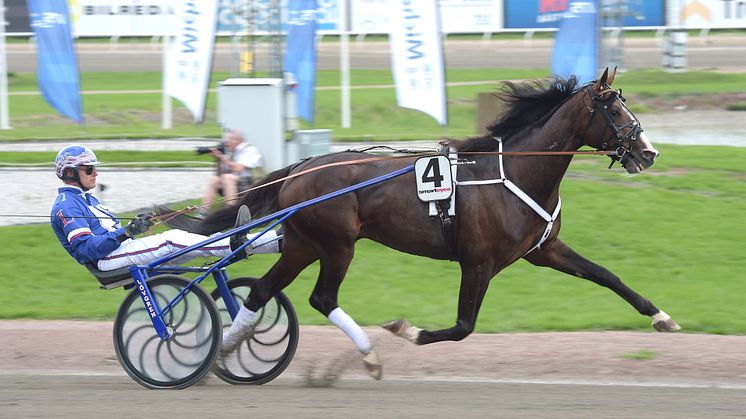 Racing Mange och Joakim Lövgren har kvalat in till Elitloppet på Solvalla.