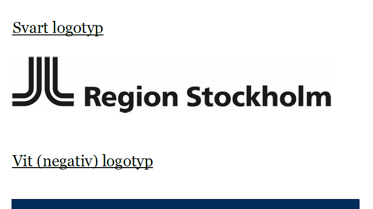 Logga Region Stockholm