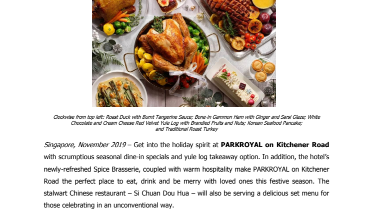 It's the most wonderful time of the year at PARKROYAL on Kitchener Road!