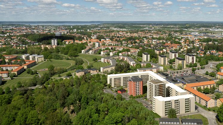 Pressinbjudan: Riksbyggen tar första spadtaget för 225 nya lägenheter i Linköping