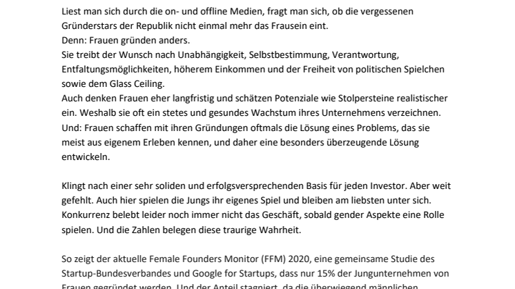 Geheimtipp high profit Gründerinnen 2020 – oder: Her mit dem shit storm!