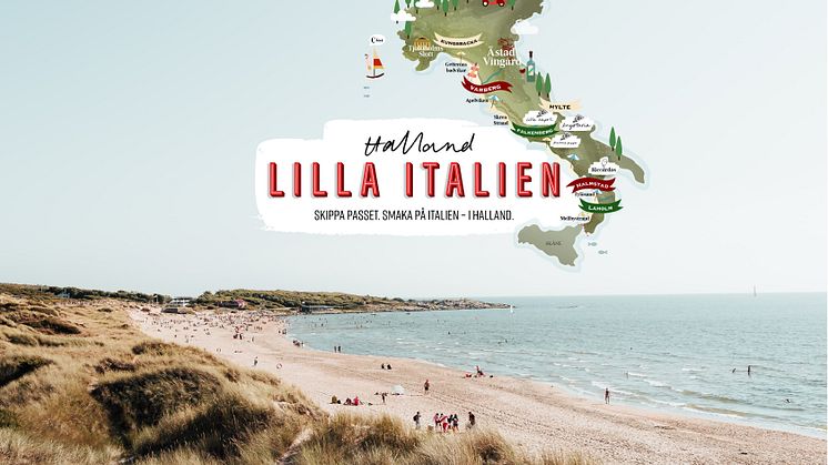 I Visit Hallands nya kampanj lyfts likheterna mellan Halland och Italien för att påminna om att den italienska känslan finns närmare än vad vi tror.
