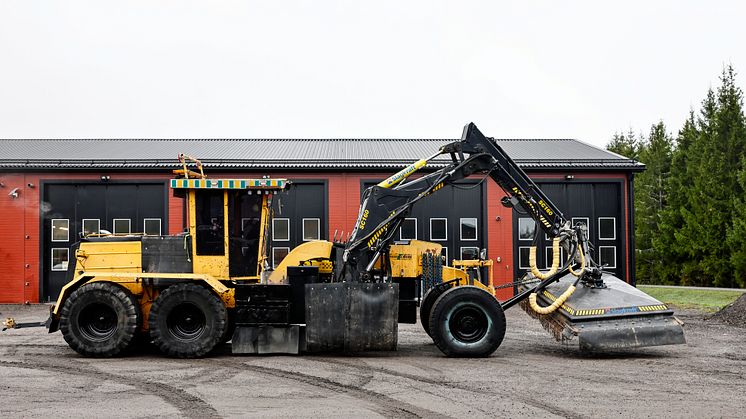 Nordverk väghyvel - uppdaterad med Volvo Penta D5