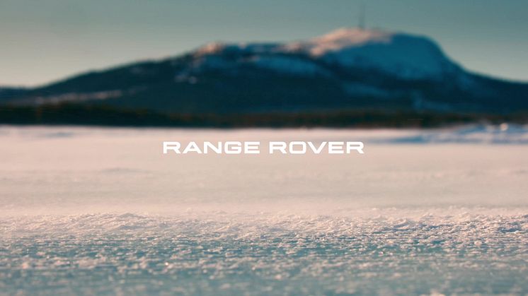 Range Rover Electric vintertesting i Arjeplog
