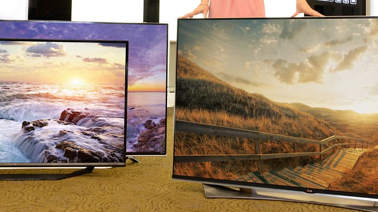 LG GJØR TV-TITTING SKARPERE MED 20 NYE  ULTRA HD-TVER I 2015 – FRA 4K TIL 8K