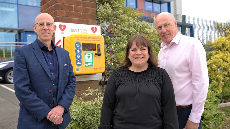 From left: Peter Deer, Jayne Biggs and Steve Williams