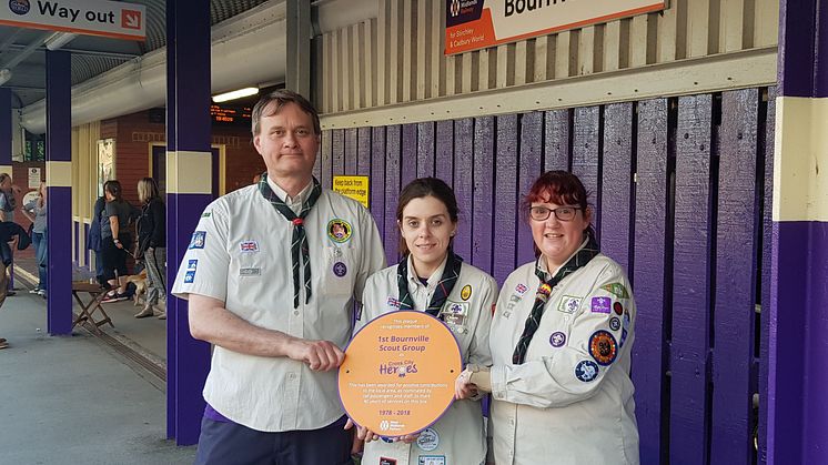 1st Bournville Scout leaders Cross City Heroes