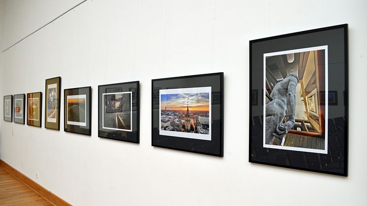 Einblick in die Ausstellung des Fotowettbewers "LEIPZIG´15...augenKLICKmal!"