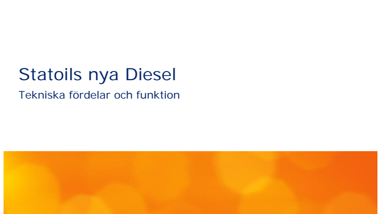 Statoils nya diesel