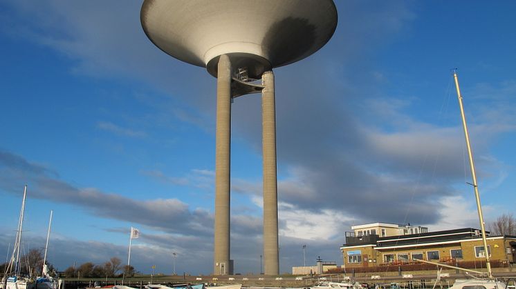 Nya vattentornet i Landskrona