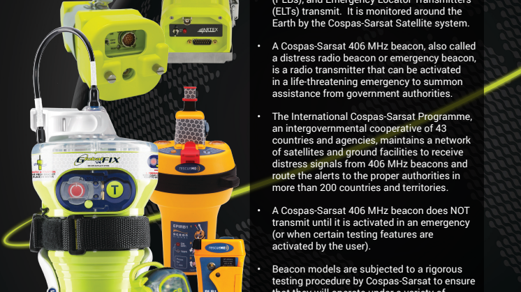 ACR Electronics and Ocean Signal: ACR Electronics and Ocean Signal Launch 406Day to Raise Beacon Awareness