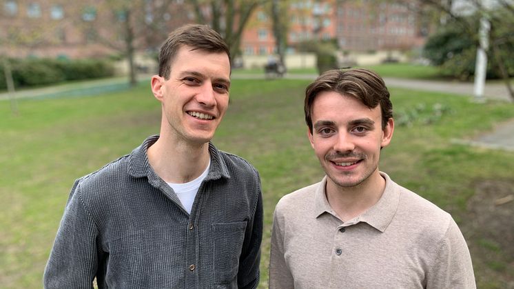 Nicolas Schwandner och Erik Dahl från Wavi