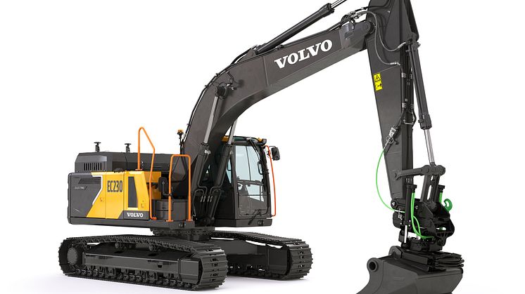 Volvo EC230 Electric - frilagd bild höger fram