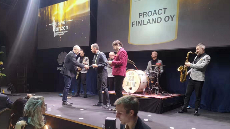 Proact Finland vinnare Gulddraken 2020 - Data Center Partner of the Year
