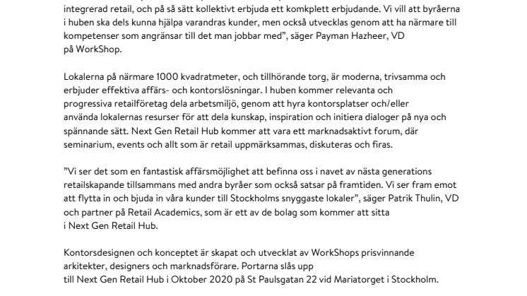 WorkShop öppnar hub för framtidens kundupplevelser 