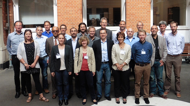 The HRL 2015 team at Kick-Off: EEA, ESA, GAF, GeoVille, SIRS, e-Geos and ETC-ULS members (© M. Probeck)