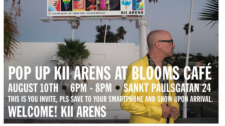 Pop Up Exhibition Bageri Blooms Inbjudan