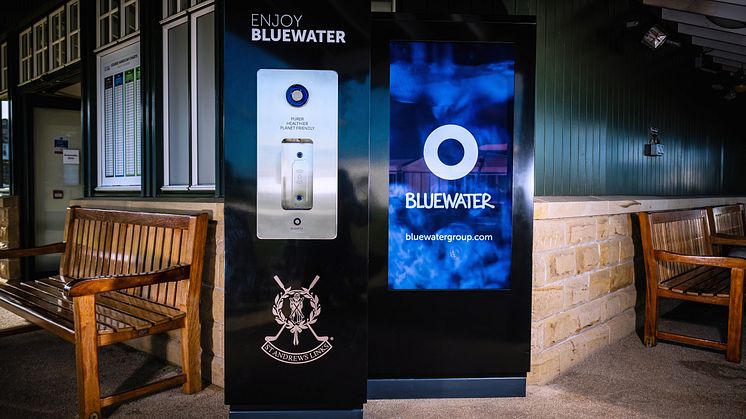 BLUEWATER ON COURSE TO HELP DELIVER FINAL BLOW TO THROWAWAY PLASTIC BOTTLES AT ST ANDREWS LINKS