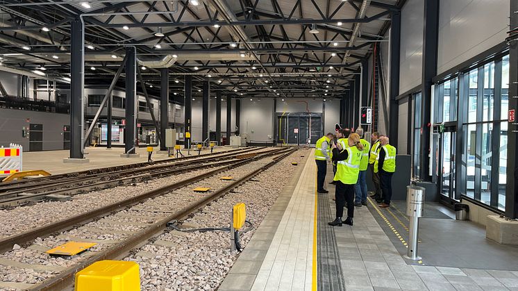 Övningsanläggning för järnvägsrelaterade yrken i Kouvola i Finland - Foto Mälardalsrådet