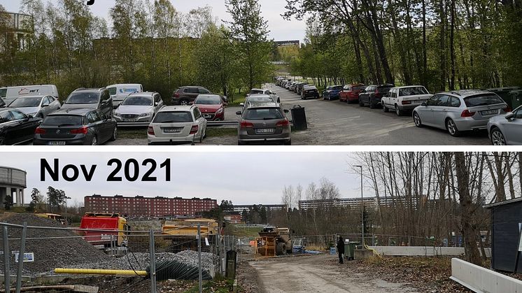 Parkens entré 2020 och 2021