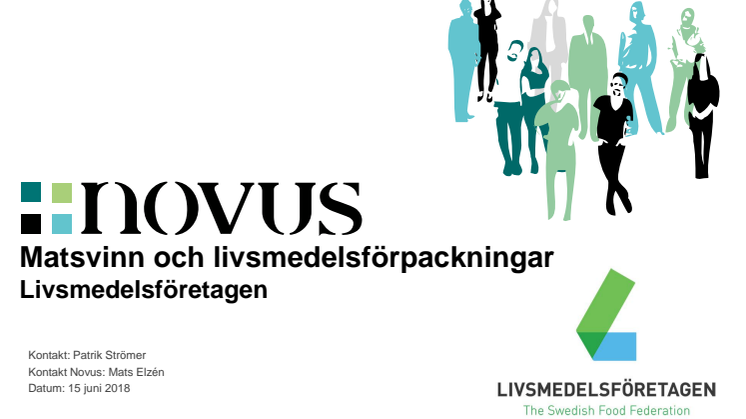 Livsmedelsföretagens undersökning om svenskarnas inställning till livsmedelsförpackningar
