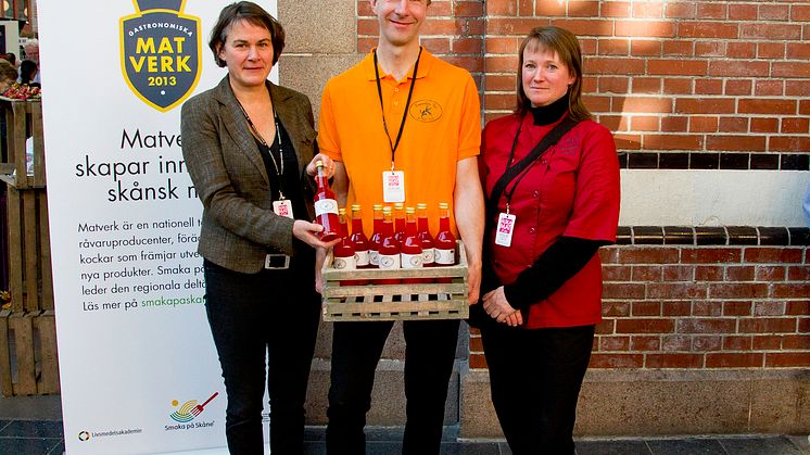 Skånska Hallonfröjd gör upp i Matverk 2013