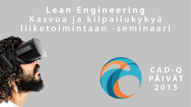 Kutsu: Kasvua ja kilpailukykyä liiketoimintaan Lean Engineeringin avulla -seminaari 16.10
