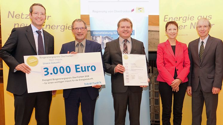 Verleihung Bürgerenergiepreis Oberfranken 2018