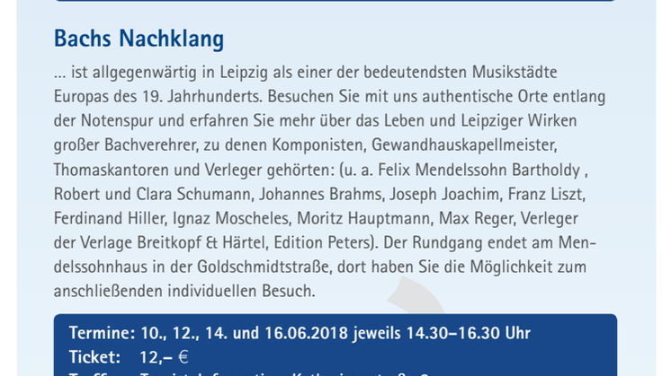 Bach-Rundgänge 2018