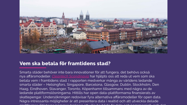 Nyhetsbrev från Smarta Offentliga miljöer - projektet 