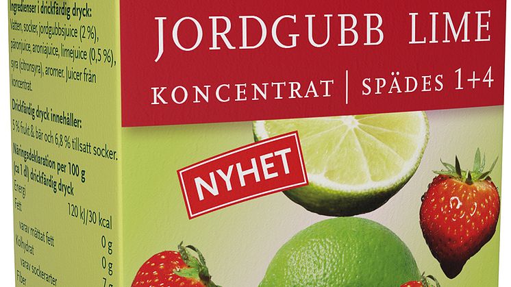 Ny smak bland våra frukt- & bärdryckskoncentrat