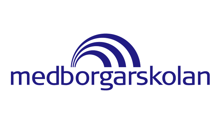 Medborgarskolan Logotyp Blå