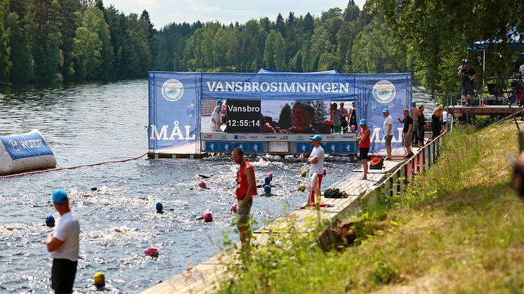 Vansbrosimningen upploppet