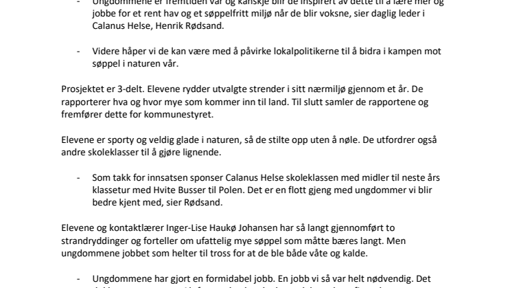 Stilte opp uten å nøle