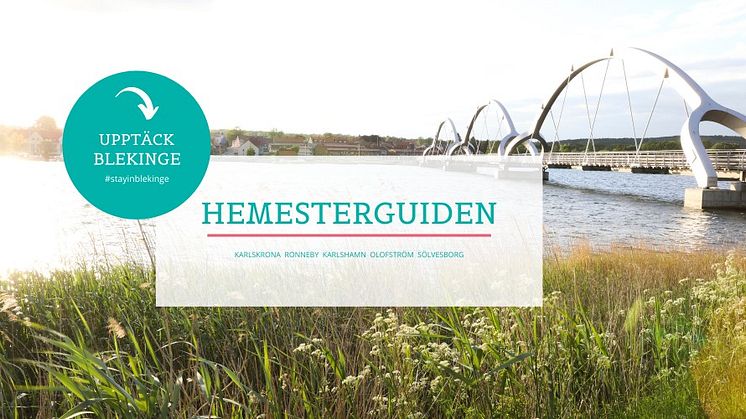 Hemesterkampanj uppmanar blekingarna att vara närsynta i sommar