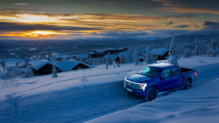 Ford F-150 Lightning Norge vinter 2023