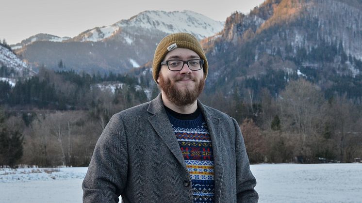 Bastian Schiffthaler försvarade framgångsrikt sin avhandling den 12 juni vid Umeå universitet. Foto: Alena Aliashkevich.