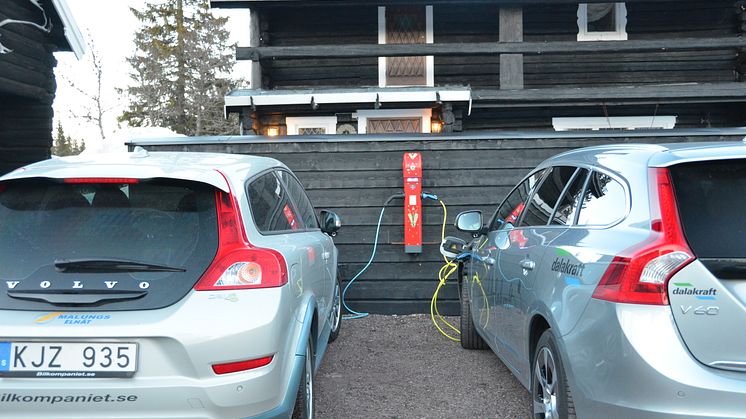 Nya laddplatser för elbilar i Sälenfjällen