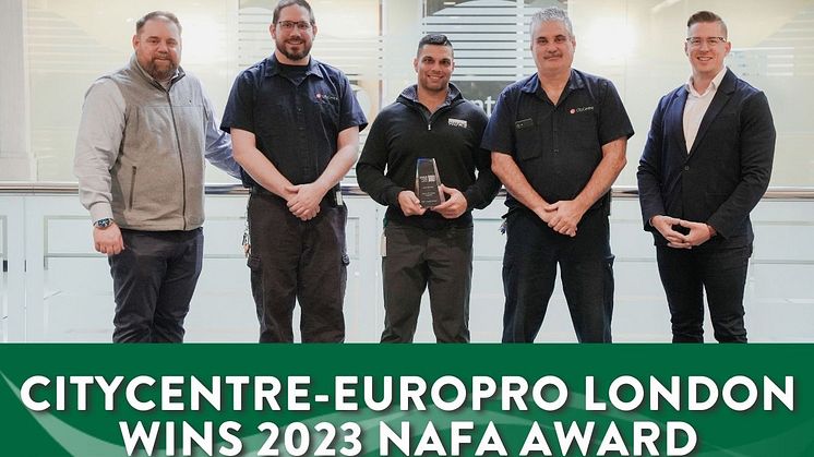 EUROPRO-CityCentre London, Ontario Wins 2023 NAFA Clean Air Award