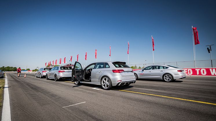 Audi driving experience 2018 med Audi S5 Sportback og Audi RS3