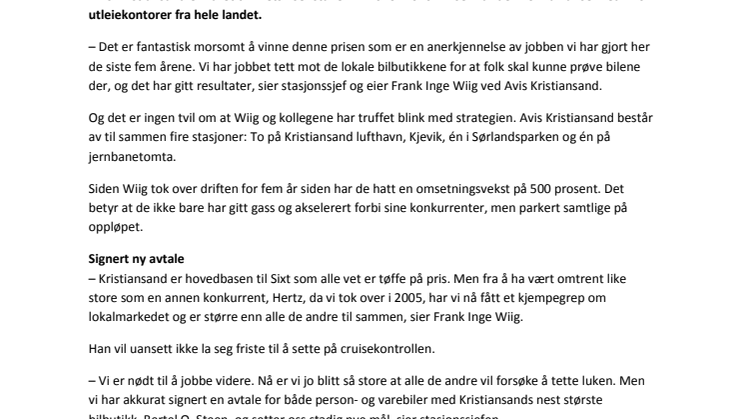 Norges beste Avis-bedrift