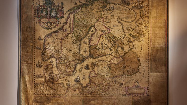 "Orbis Arctoi Nova et Accurata Delineatio" av Andreas Bureus