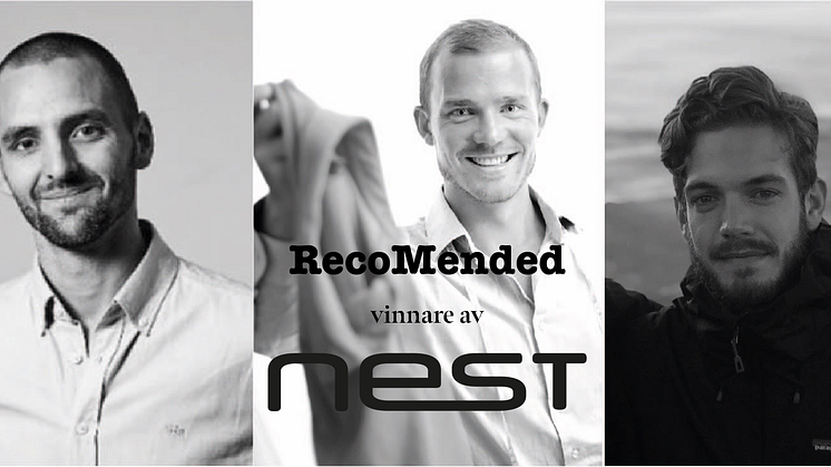 RecoMended vinnare av NEST-pitchtävling och TEKOs stipendium