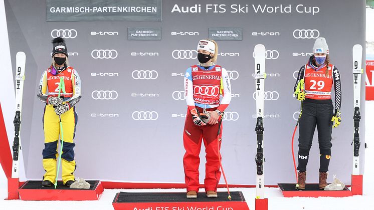 Super-G-Dreifachsieg durch Gut-Behrami, Lie und Gagnon