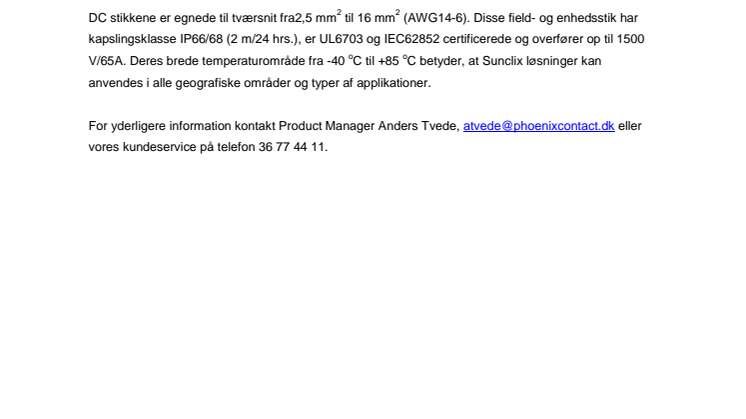 Tilslutningsteknologi til solceller