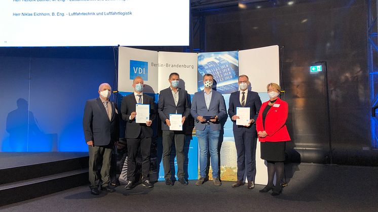 Ehrung des VDI Berlin-Brandenburg – Zwölf Absolventinnen und Absolventen der TH Wildau gehören zu den besten der Berliner und Brandenburger Hochschulen des Jahrgangs 2019/2020
