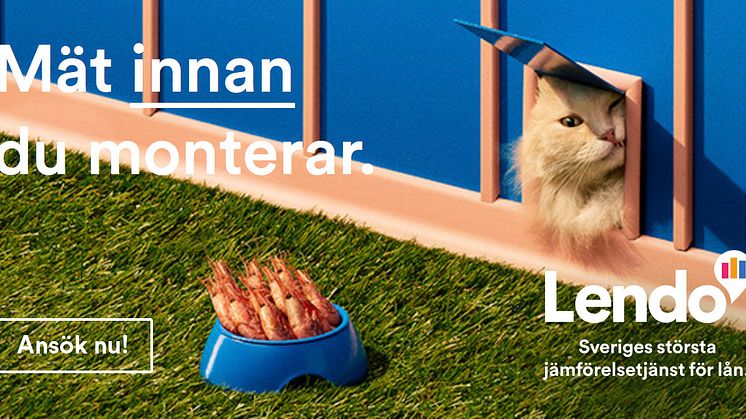 Mät innan du monterar, jämför innan du lånar med Lendo. 