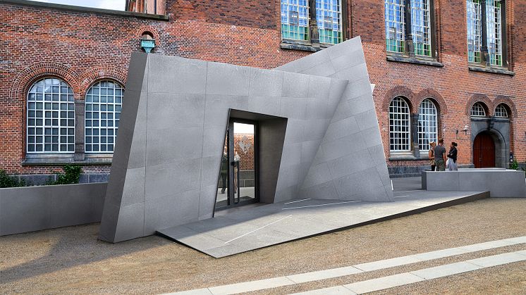 Nyt indgangsparti af Daniel Libeskind/TMRW. Fotokreditering: TMRW.se